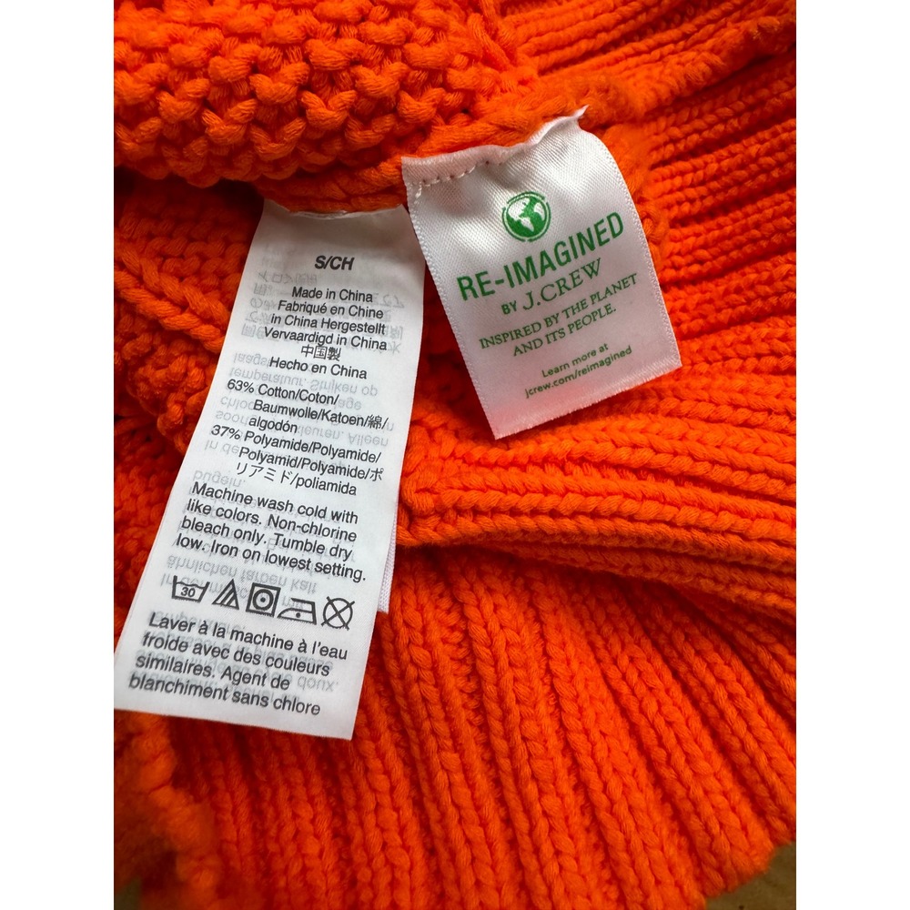 J.Crew Diagonal cable-knit crewneck Womens's Size S Sweater Cottage-core - Picture 7 of 7